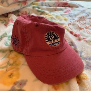 Vintage lake red dad hat